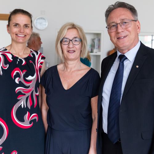 Dr. Bettina Ellinger, VDin Ursula Gramshammer-Posch,  BM Martin Krumschnabel, 